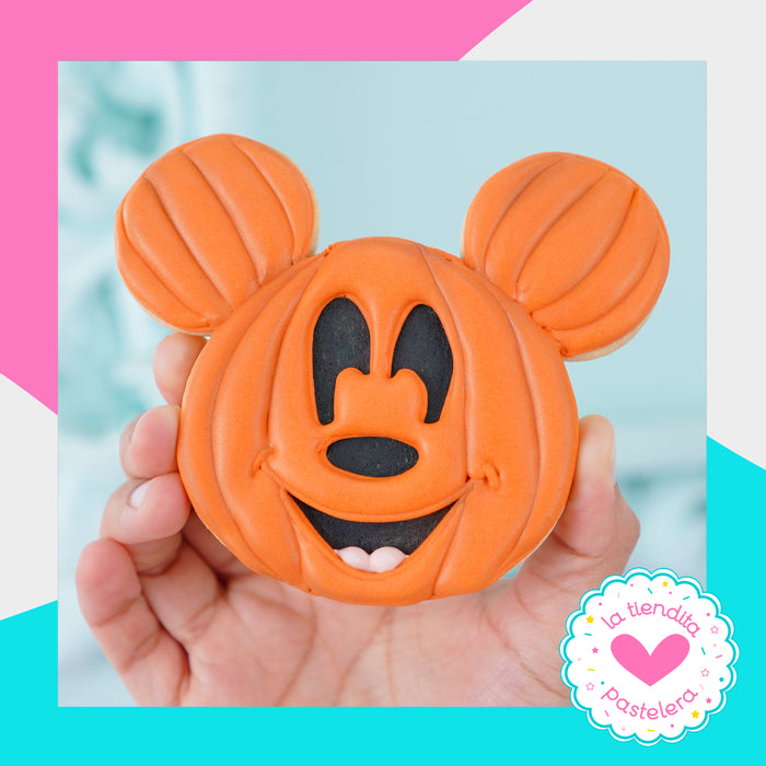 Cortador "Calabaza Mickey" (elaborados con plástico 100% biodegradable 😍)